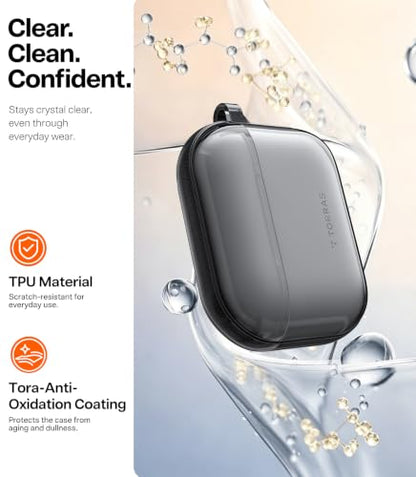 TORRAS A3 Neo for AirPods Pro 3 Case with Lanyard, 3rd Generation, Black - color: Black