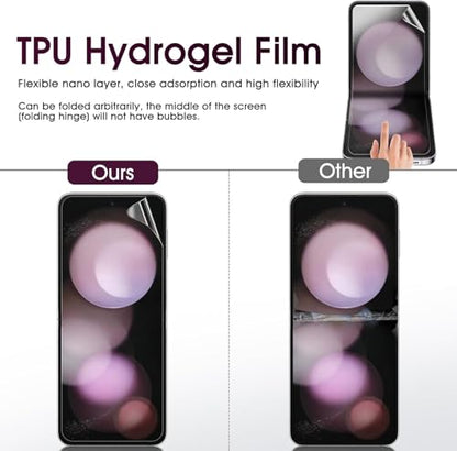 2 Sets HD Clear TPU Screen Protector for Samsung Galaxy Z Flip 4 6.7" - size: Samsung Galaxy Z Flip 4