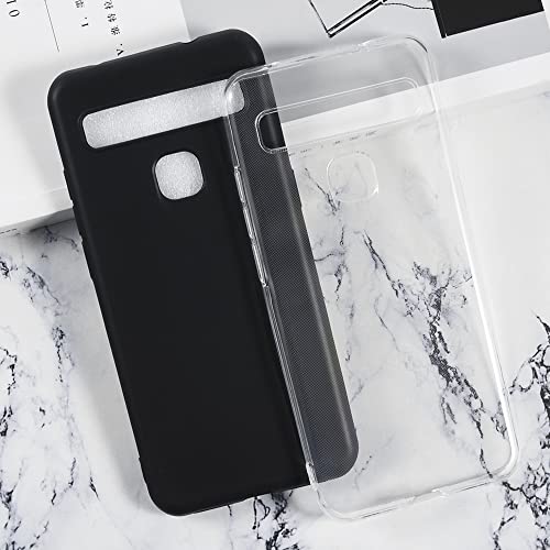 Protective Case for TCL 10L - Clear | 6.53" Slim Shockproof Bumper Back Cover Anti-Scratch Flexible TPU Shell, Grip-Friendly - color: Clear