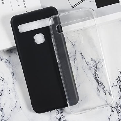 Protective Case for TCL 10L - Clear | 6.53" Slim Shockproof Bumper Back Cover Anti-Scratch Flexible TPU Shell, Grip-Friendly - color: Clear