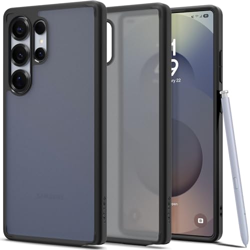 Spigen for Galaxy S25 Ultra Case, Ultra Hybrid [No Magnet Ring] [Anti-Yellowing] - Frost Black | Designed for - color: Frost Black, size: Galaxy S25 Ultra