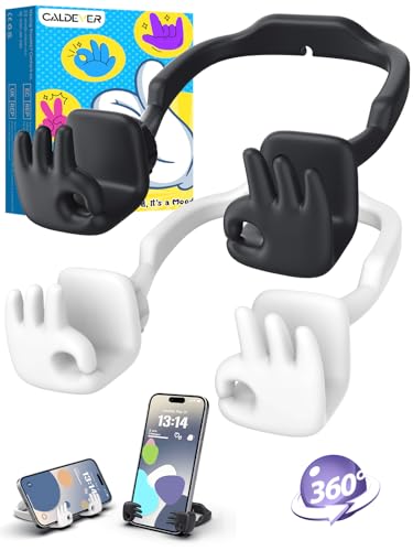 Christmas Stocking Stuffers for Teens Boys Kids Men Women Cell Phone Stand - color: Black & White