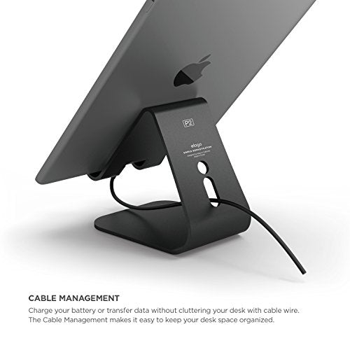 elago P2 Stand for iPad & Tablet PC(Black) - color: Black
