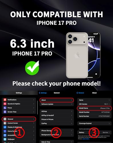 Privacy Screen Protector for iPhone 17 Pro Gradient 2 Pack - color: For iPhone 17 Pro (red)