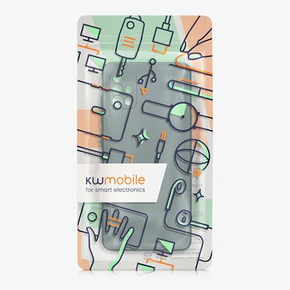 kwmobile Case Compatible with Samsung Galaxy A51 Case -Soft TPU Back Phone Cover - with Metallic Look - Metallic Teal - color: metallic teal, size: Galaxy A51