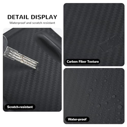 Frani Wireless Charging Pad Cover for 21-23 Model 3 & 21-24 Model Y - color: Black, size: Model 3(2021-2023);Model Y(2021-2025)