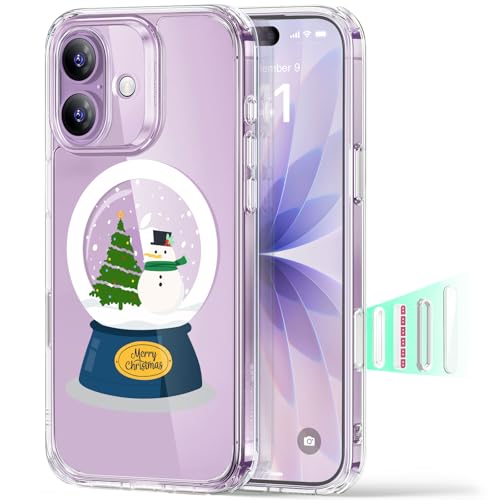 ESR for iPhone 17 Case for MagSafe, Camera Control, Christmas Globe | Ultra Slim, 3X Military-Grade Drop Protection, Magnetic Phone Case, Impact Absorbing, Resists Scratches - color: Christmas Globe, size: iPhone 17 6.3 inch