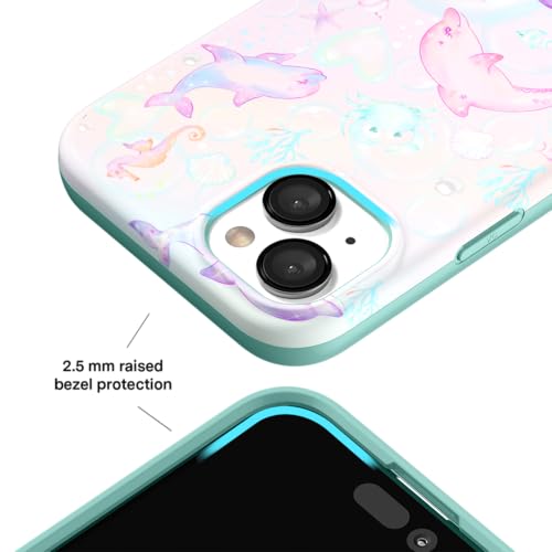 VELVET CAVIAR for iPhone 15 Case - Compatible with MagSafe - 10ft Drop Tested - Dolphins - color: Dolphins, size: 15