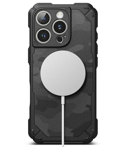 Ringke for iPhone 16 Pro Case [Rugged Gear Magnetic Camo Black] - color: Magnetic Camo Black, size: iPhone 16 Pro
