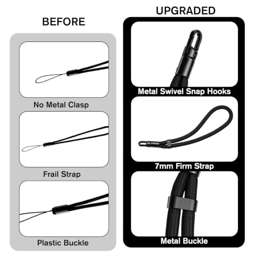 Hand Wrist Strap Lanyard, 3 Pcs Adjustable Cell Phone Lanyard Strap