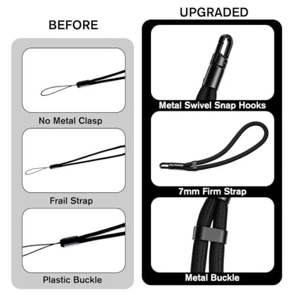 Hand Wrist Strap Lanyard, 3 Pcs Adjustable Cell Phone Lanyard Strap