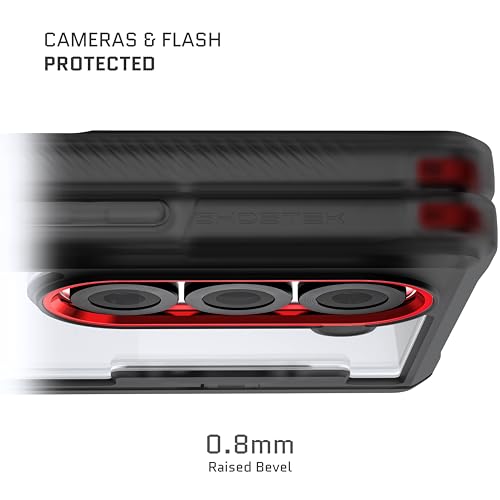 Ghostek Covert Clear Galaxy Z Fold 6 Case with Built-in Kickstand and Full Hinge Protection Shockproof Protective Phone Cover Designed for 2024 Samsung Galaxy Z Fold6 (7.6") (Smoke) - color: Smoke, size: Galaxy Z Fold 6