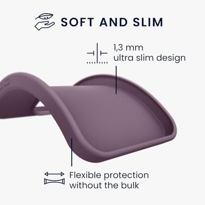 kwmobile Case Compatible with Samsung Galaxy A55 5G Case - Soft Slim Protective TPU Silicone Cover - Pale Iris - color: Pale Iris, size: Galaxy A55 5G