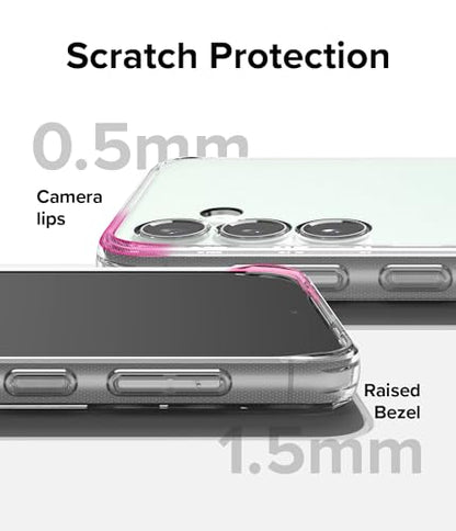 Ringke for Samsung Galaxy S23 FE Case [Fusion Matte Clear] | Oil & Dirt Resistant, Anti-Fingerprint Technology Prevents Oily Smudges, Frosted Coating Feels Velvety Soft - size: Galaxy S23 FE