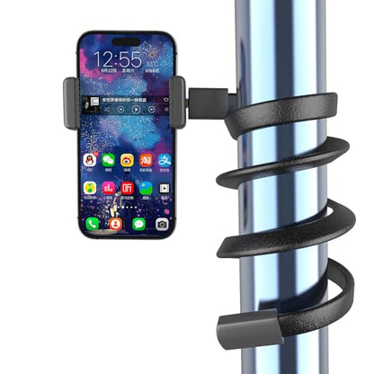 Portable Flexible Adjustable Cell Phone Holder Multi Purpose and Versatile Entangled Mobile Phone Stand Multifunctional and Universal Bedside Bind to Stroller, Bed, Chair, car, Bike, 24inch