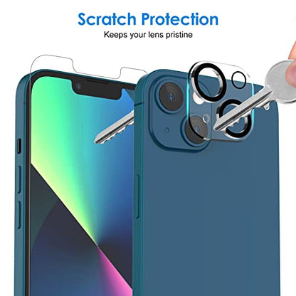 JETech Screen Protector for iPhone 13, 2+2 Pack - size: iPhone 13