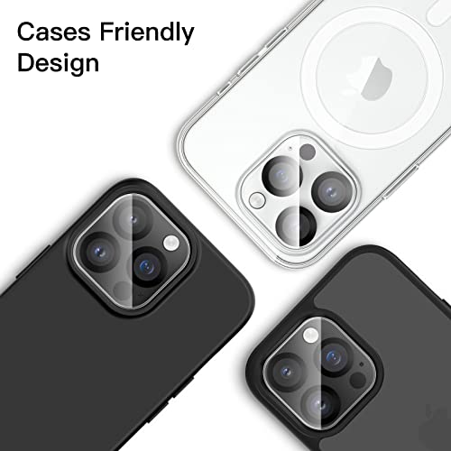 JETech Camera Lens Protector for iPhone 14 Pro/14 Pro Max, 3-Pack - size: iPhone 14 Pro/14 Pro Max