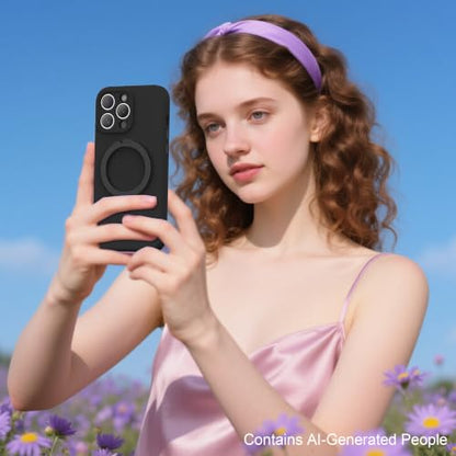 Case for iPhone 13 Pro with 360°Spin Stand,6.1" Black | Magnetic 360°Spin Stand,Compatible with Mag-Safe,Soft Silicone 13 Pro Case - color: Black, size: Iphone 13 Pro