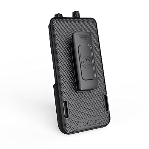 BELTRON Sonim XP5Plus 5G Slide-in Belt Clip Holder, Heavy Duty Rotating Belt Clip Holster for Sonim XP5 Plus X530 or XP5900 (AT&T FirstNet) - Supports 2.25" Wide Duty Belt - size: 2.25" Clip