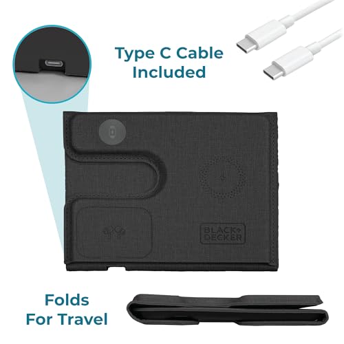 BLACK+DECKER 3 in 1 Charging Station for Apple Multiple Devices, (Black) - color: Black