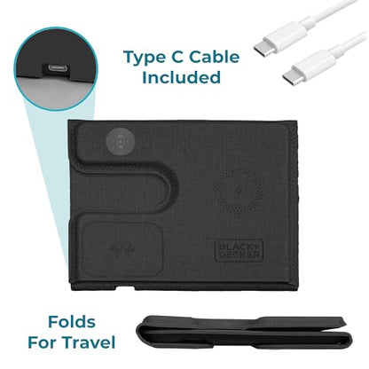 BLACK+DECKER 3 in 1 Charging Station for Apple Multiple Devices, (Black) - color: Black