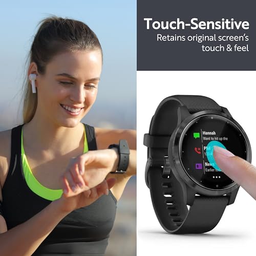 ArmorSuit 6 Pack for Garmin Vivoactive 4S 40mm (2020 Release) Screen Protector MilitaryShield HD Clear TPU Film - Made in USA - size: Vivoactive 4S (40mm)