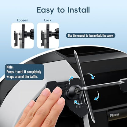 Vent Magnetic Phone Mount for 2015-2020 Ford F150 & 2017-2021 Super Duty - size: Magnetic