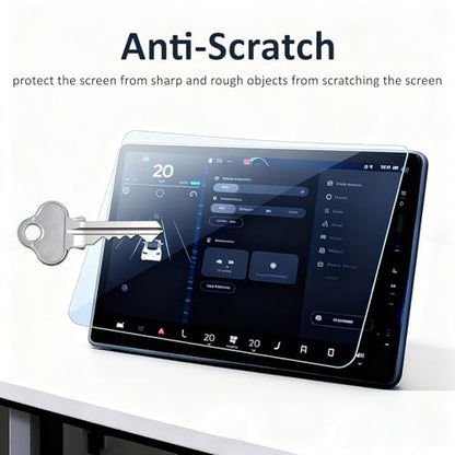 Cut to Fit Screen Protector [2-Pack] 300*202 mm Universal Trimmable Screen Protective Film HD Clear PET Customizable Touchscreen Protection Anti-Scratch Cuttable Film for Tablet, GPS, Navigation, Camera - size: M