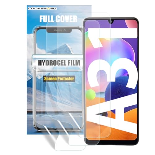 LOOKSEVEN 3 Pack Hydrogel Film For Samsung Galaxy A31 6.4 inch - size: Galaxy A31 (6.4 inch)