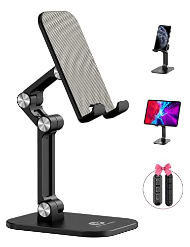 OCYCLONE Cell Phone Stand + 2 PCS Cable Organizer - color: Gray Black