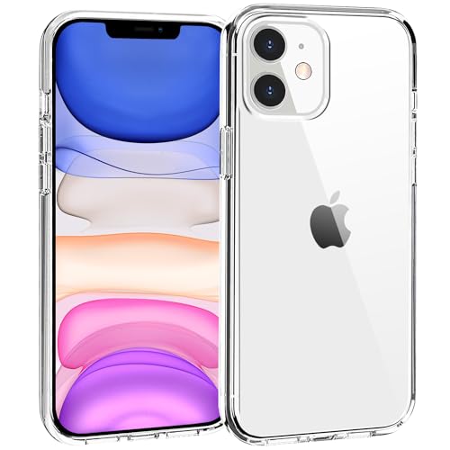 TENOC Phone Case Compatible with iPhone 11, Clear Case Shockproof Protective Bumper Slim Cover for 6.1 Inch - color: Clear, size: iPhone 11
