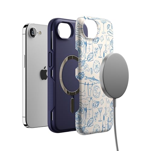 Casely iPhone 16e Case | Amalfi Aperitivo | Dolce Vita | Bold Protective Design | Compatible with MagSafe - color: Amalfi Aperitivo | Dolce Vita