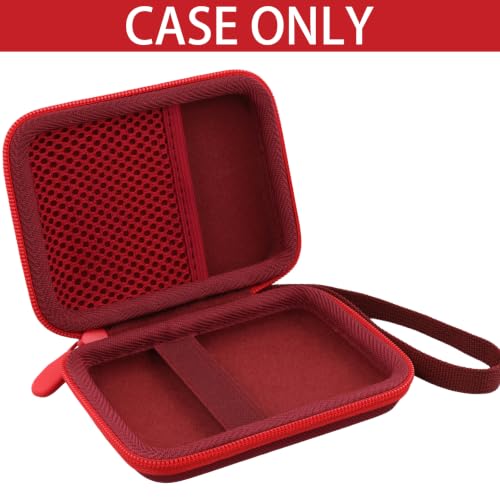 khanka Case for INIU Ultra Mini 10000mAh 45W Fast Charging Power Bank,Red - color: red