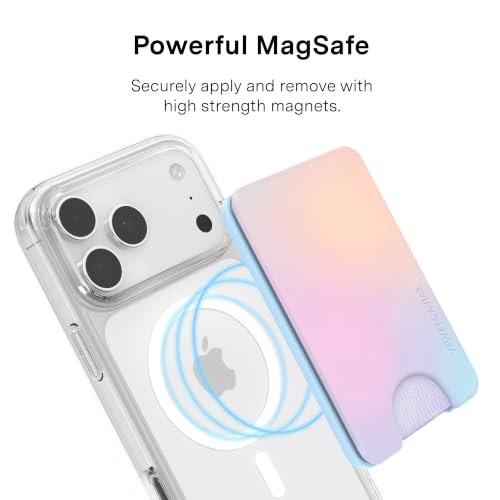 VELVET CAVIAR compatible with MagSafe Wallet - Magnetic Card Holder - color: Jelly Glow Aura