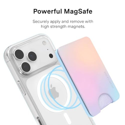 VELVET CAVIAR compatible with MagSafe Wallet - Magnetic Card Holder - color: Jelly Glow Aura
