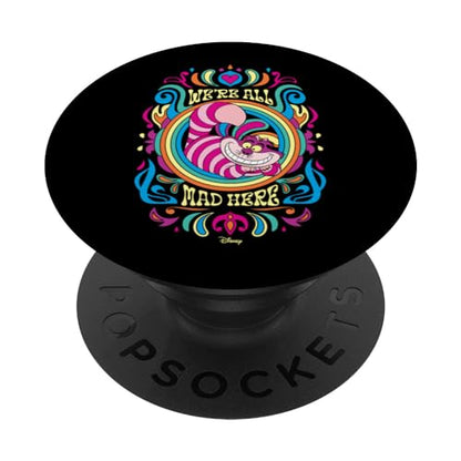 Alice in Wonderland - We're All Mad Here Psychedelic Pattern PopSockets Adhesive PopGrip - style: Adhesive PopGrip