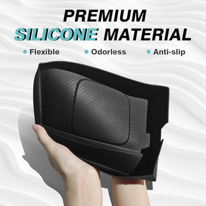 BestEvMod Wireless Charger Mat for 2024 2025 2026 Kia EV9 (Black) - color: Black, size: 24+ EV9