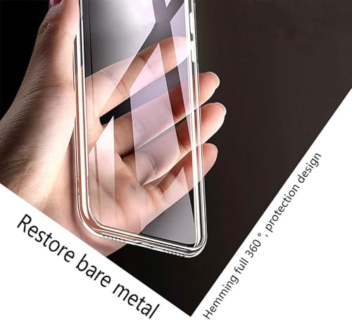 Case for TCL 50 LE Phone Case TPU Soft Silicone Cover, Shockproof Silicone Phone Case with Microfiber Lining（Clear）