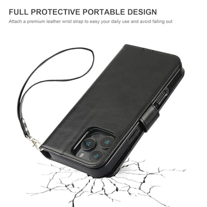Bocasal for MagSafe Wallet Case Card Holder for iPhone 16 Pro Max Black - color: Black for MagSafe