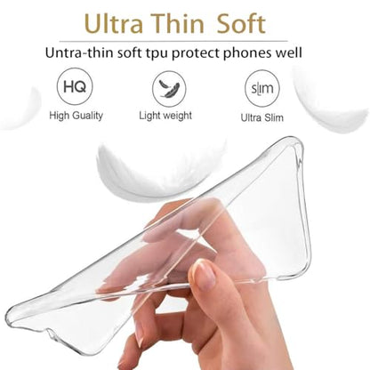 Case for Google Pixel 4A (Not Fit for Pixel 4A 5G) G025J, GA02099 Case, Soft Clear TPU Phone Cases, Slim Silicone Protective Shockproof Transparent Cover for Google Pixel 4A Crystal Clear
