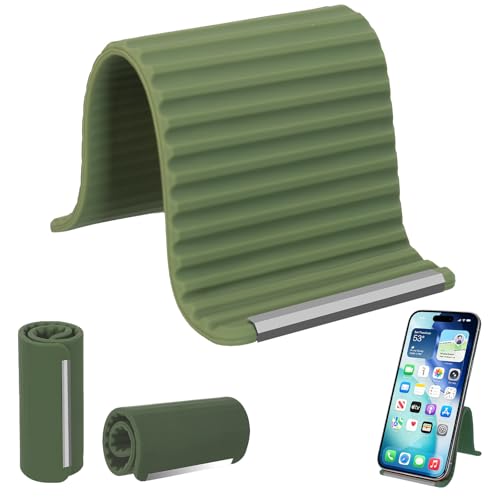 Flexible Silicone Phone Holder,Airplane Phone Holder （Green） - color: Green