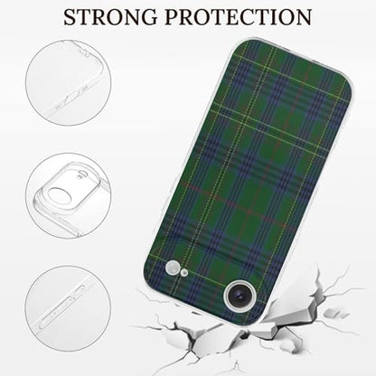 Classic Kennedy Clan TartanAnti-Yellowing Soft TPU Phone Case for iPhone 17, Shockproof and Scratch-Resistant Case - color: transparent-style-8