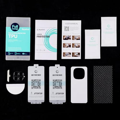 Ibywind for Xiaomi Redmi Note 14 Pro 4G Screen Protector,2-Pack,Hydrogel Film with Camera Lens Protector,Easy Installation Tool,Bubble-Free,Fingerprint Unlock Compatible,Anti-Shatter,Anti-Scratch - size: Redmi Note 14 Pro 4G 6.67 inch