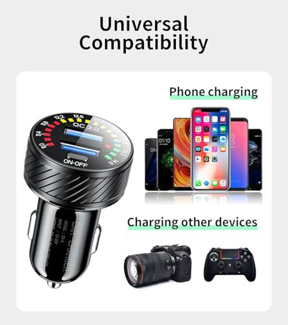 KEWIG Car Charger, 36W Fast Car Charger Adapter