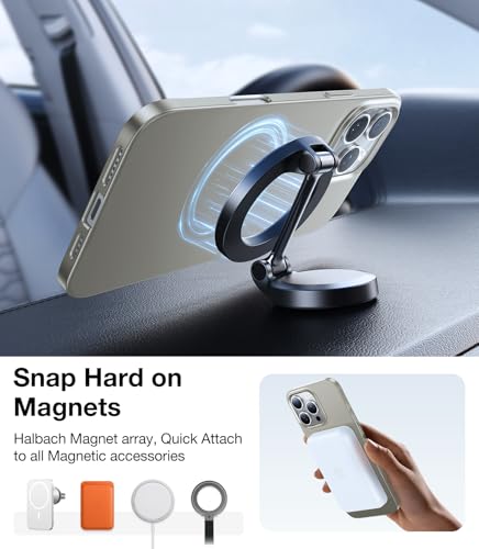 TORRAS Magnetic Slim Fit Case for iPhone 16 Pro, 6.3 inch, Ultra-Thin Compatible with MagSafe, Lightweight Matte Anti-Scratch Hard PC Cover Phone Case, Natural Titanium - color: 2-Natural Titanium