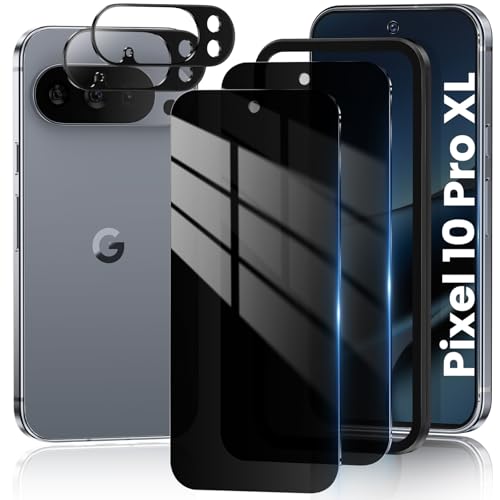 for Google Pixel 10 Pro XL Privacy Screen Protector & Lens Protector - size: Google Pixel 10 Pro XL