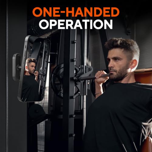 Gym Magnetic Phone Holder for Workout Recording - size: B- Round Phone Holder