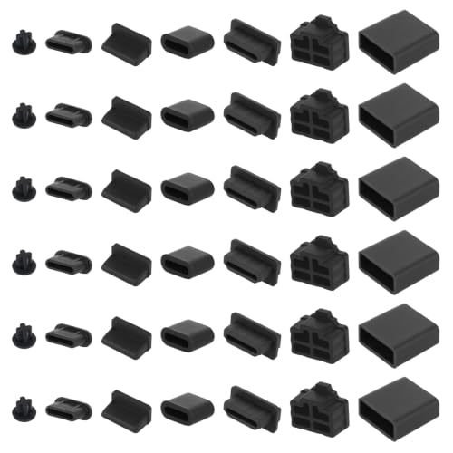 50 Pcs USB Cover Cap, Anti Dust Plugs Charging Port Protector Stopper