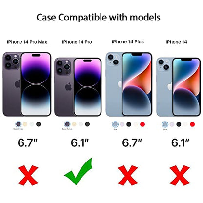 for iPhone 14 Pro Case Tortoise Shell Cute Design | [Military Grade Protection], 8FT Drop Resistant Shockproof Heavy Duty Phone Case Cover Women Men for iPhone 14 Pro 6.1” - size: iPhone 14 Pro