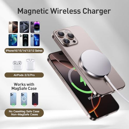 2026 Magnetic Wireless Charger Fast Apple Mag-Safe Charger